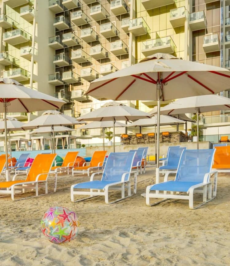 Beach, Royal Central Hotel The Palm, Dubai