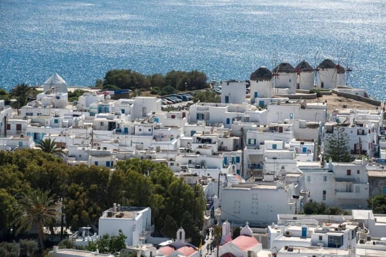 General view, Alana Pension, Mykonos