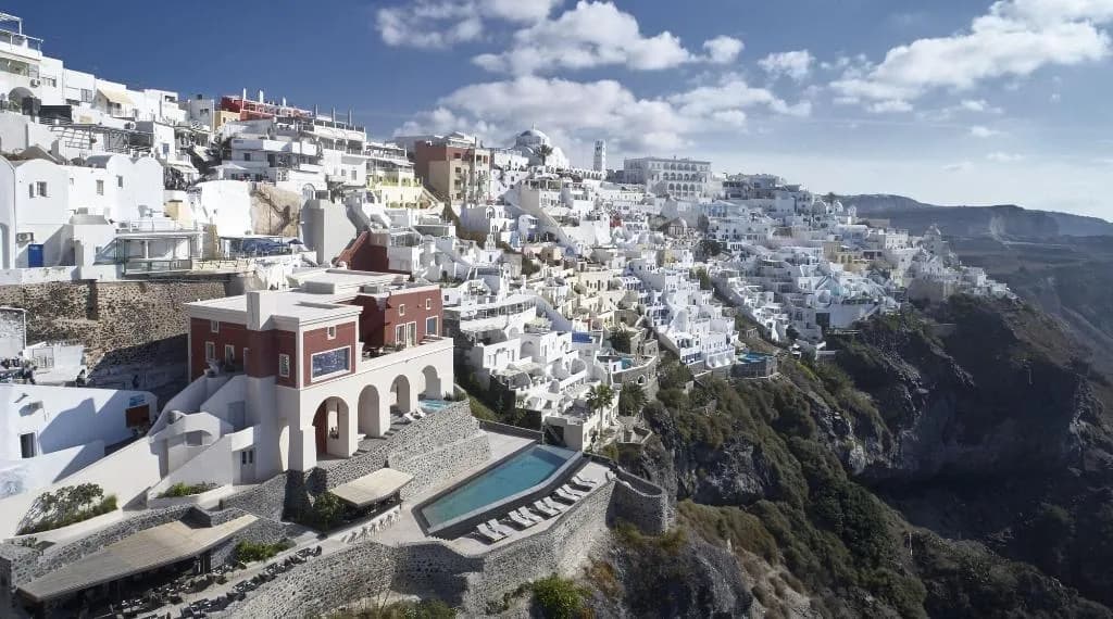 General view, Villa Bordeaux, Santorini