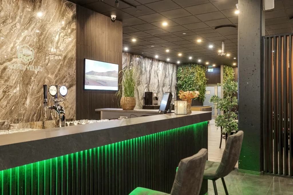 Bar, Hotel Vellir, Reykjavik