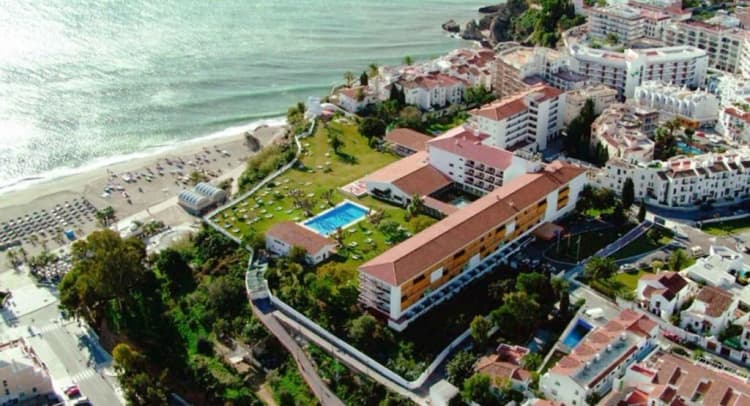 Beach, Parador de Nerja, Costa Del Sol