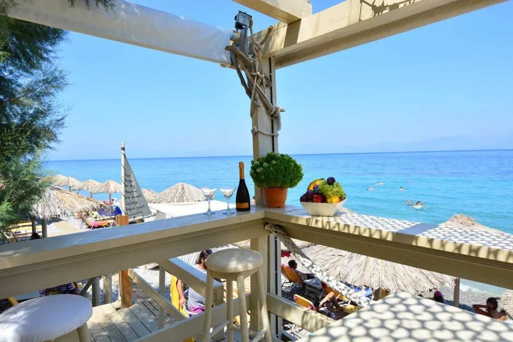 Beach, Aqua Mare Resort, Athens