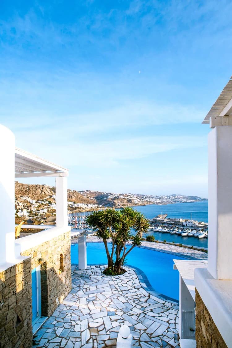 General view, Adikri Villas, Mykonos