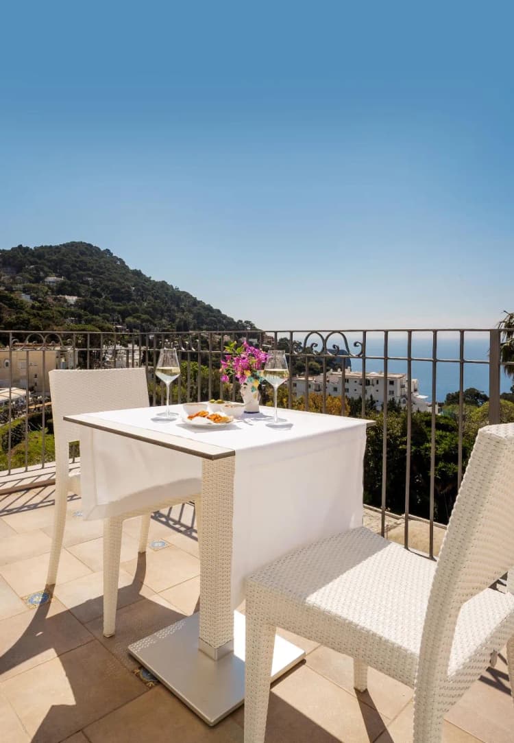 DOUBLE SEA VIEW Room, Hotel Syrene Capri, Naples