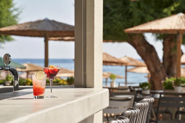 Bar, Atlantica Amalthia Beach Hotel, Crete