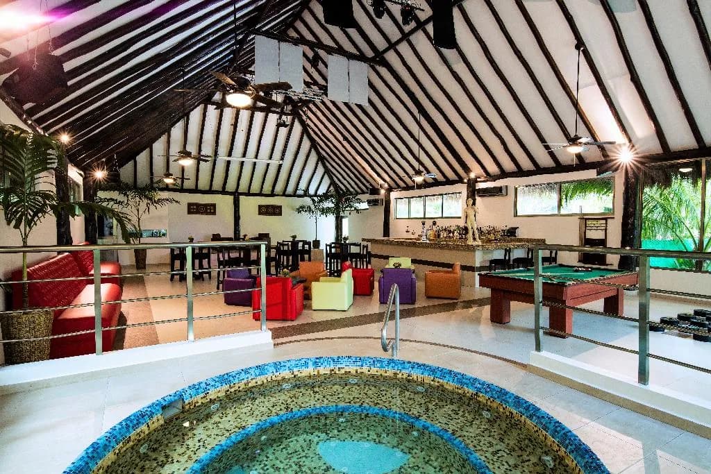 Bar, Hidden Beach Resort Au Naturel Adults Only Al, Cancun Area