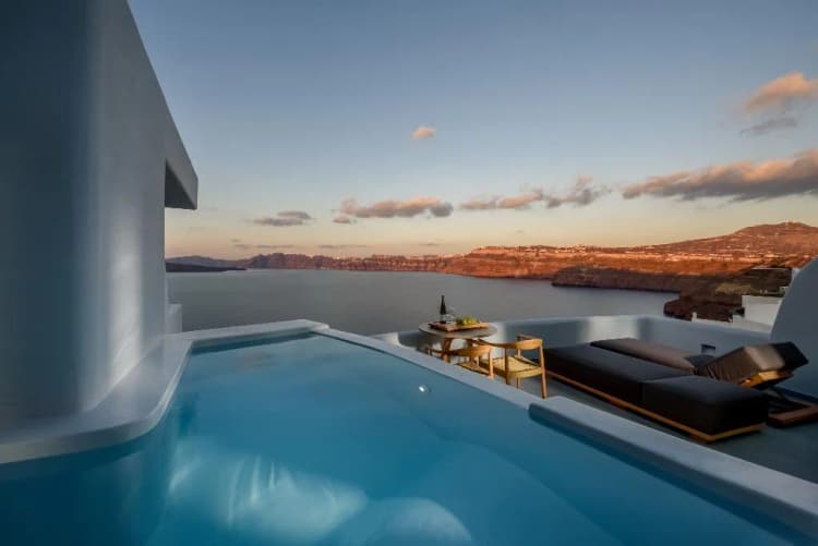 General view, Neptune Luxury Spa Suites, Santorini