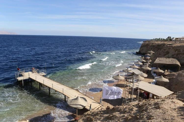 Beach, Club Reef Resort, Red Sea Riviera