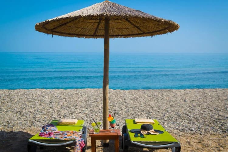 Beach, Rethymno Palace, Crete