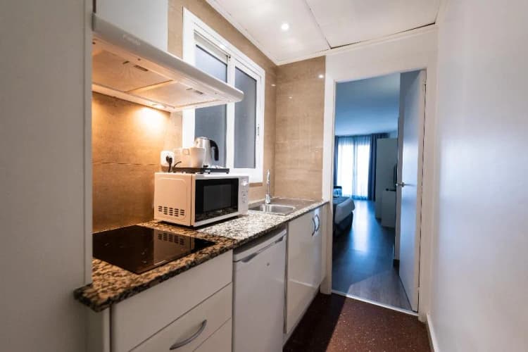 DOUBLE SINGLE USE STANDARD Room, Aparthotel Atenea Calabria, Barcelona