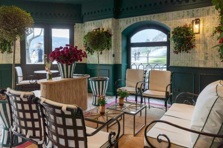 Bar, Palace Hotel Lake Como, Milan