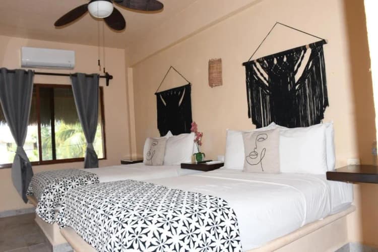 DOUBLE TWO DOUBLE BEDS Room, Hotel Boutique Casa Kuka, Cancun Area