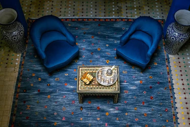 Lobby, Riad Blue Eyes, Marrakech