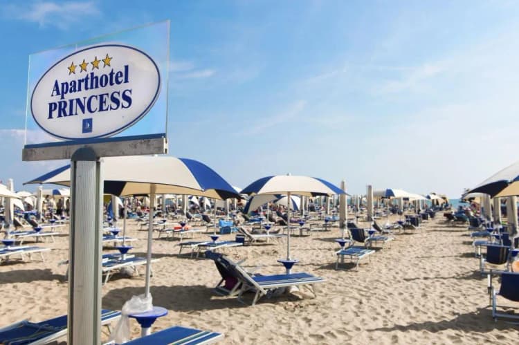 Beach, Princess Aparthotel, Venice