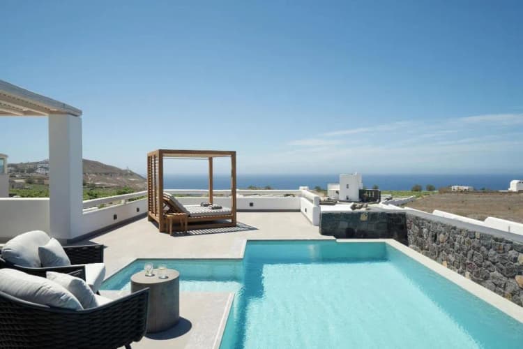 General view, La Ponta Villas, Santorini