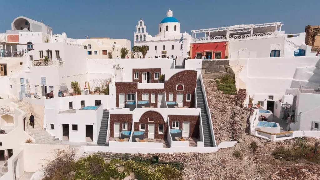 General view, Secret Legend Suites, Santorini