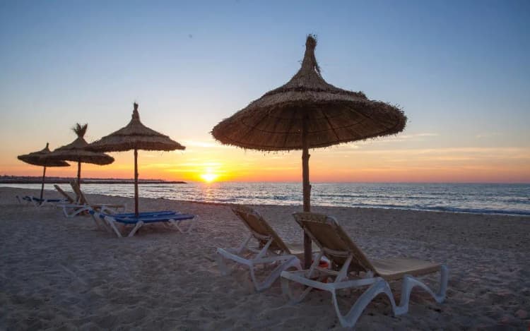 Beach, Seabel Aladin Hotel, Tunisia