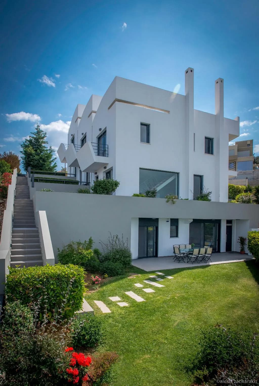 General view, Melissi Villas, Athens