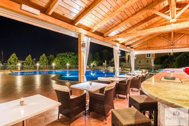 Bar, Pilot's Villas Luxury Suites, Crete