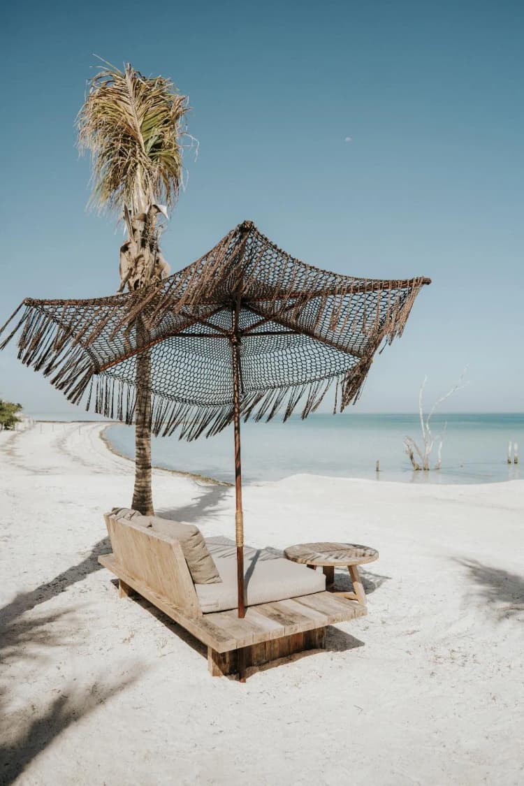 Beach, Nomade Temple Holbox, Cancun Area