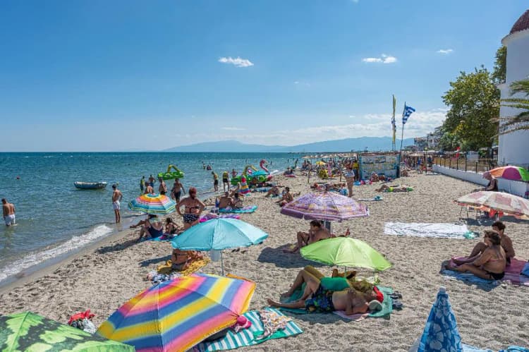 Beach, Lucia Hotel Paralia, Thessaloniki