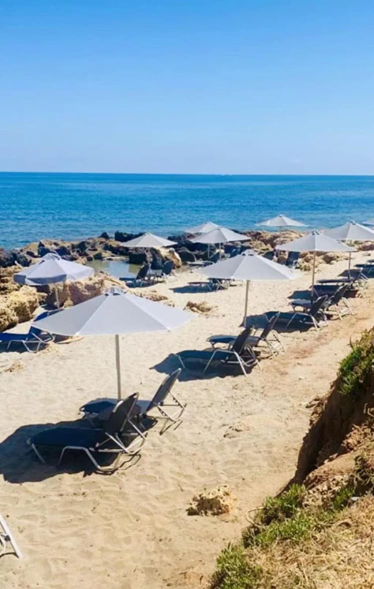 Beach, Bomo Amnissos Residence, Crete