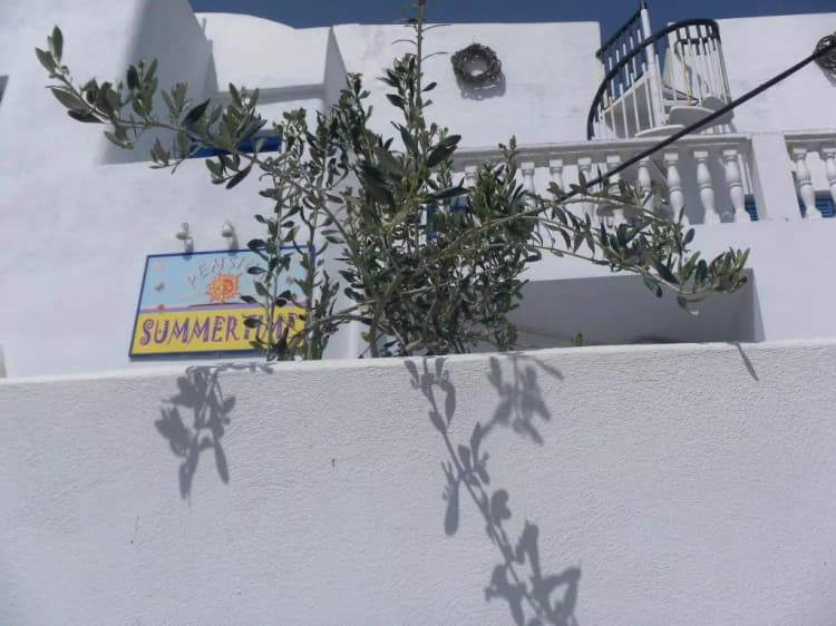 General view, Summertime, Santorini