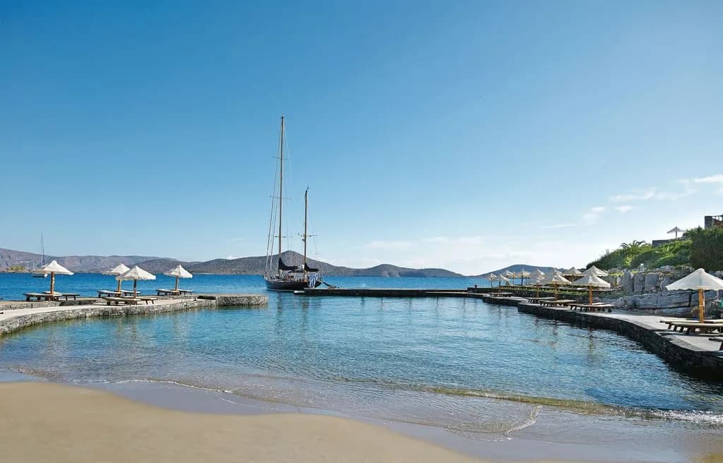 Beach, Elounda Peninsula All Suite Hotel, Crete