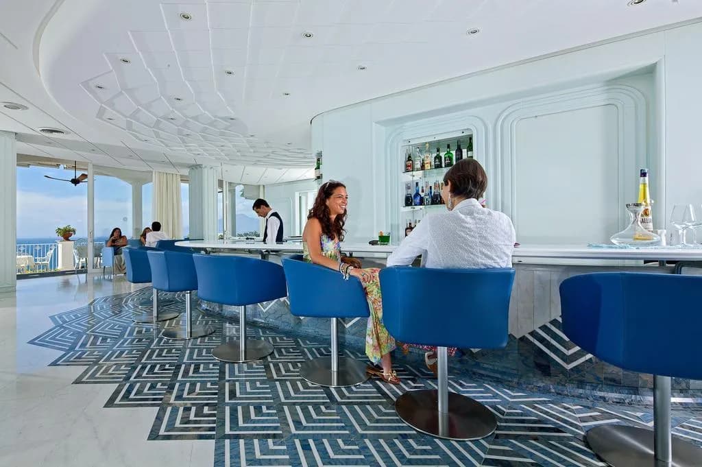 Bar, Grand Hotel Riviera, Naples
