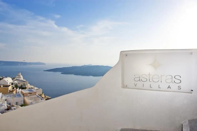 General view, Asteras villas, Santorini