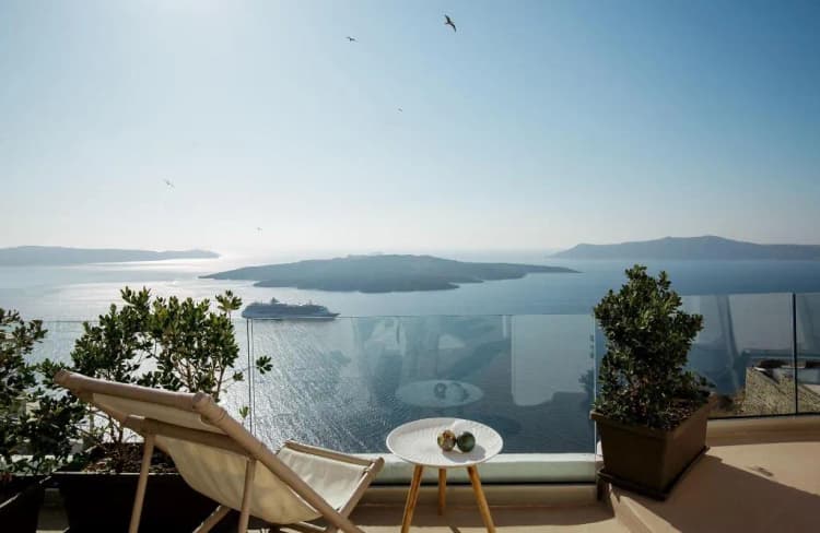 General view, Globe Suites, Santorini