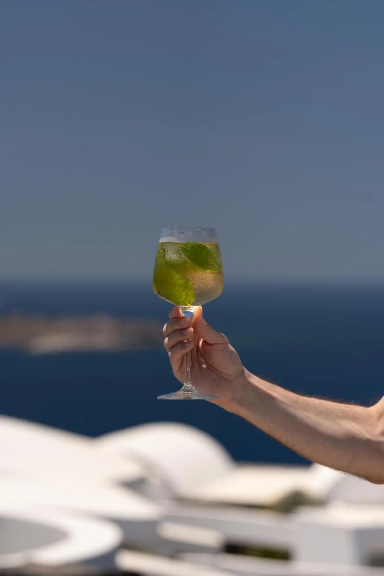 Bar, Santo Pure Oia Suites and Villas, Santorini
