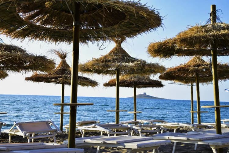 Beach, Saracen Sands Hotel & Congress Centre, Palermo
