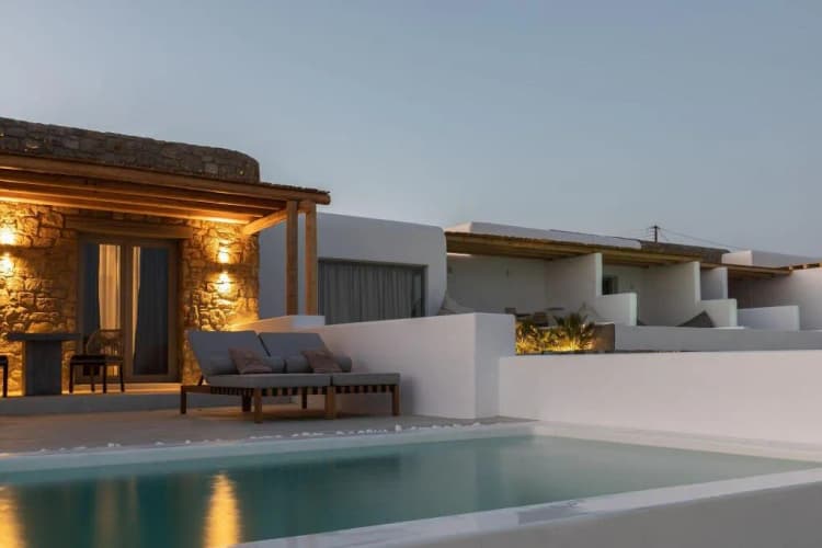 DOUBLE WITH PRIVATE POOL Room, Aegean Hospitality Mykonos, Mykonos