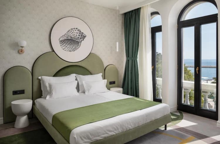 DOUBLE SEA VIEW KING BED Room, Heritage Hotel Porin, Split