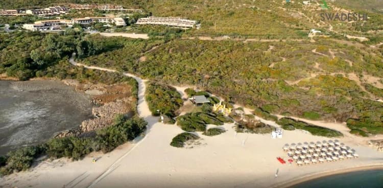 Beach, Swadeshi Porto Laconia Residence, Olbia