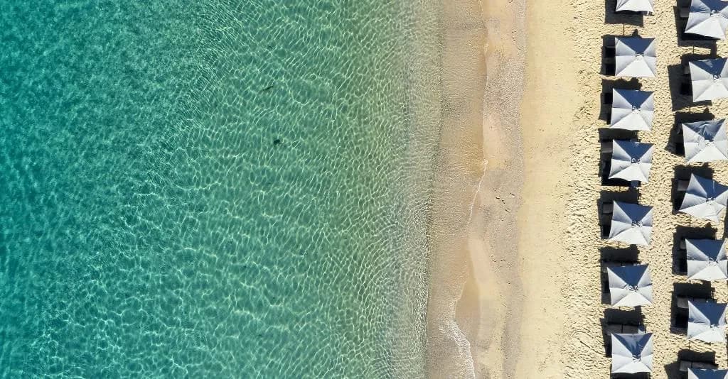 Beach, Myconian Utopia Relais & Chateaux, Mykonos