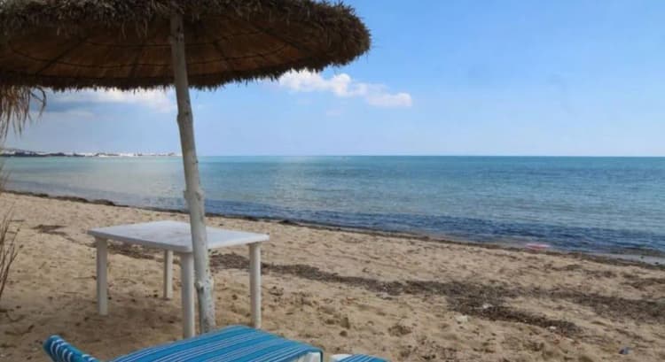 Beach, Hammamet Serail, Tunisia