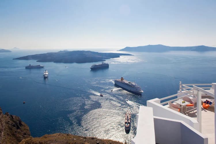 General view, Adamant Suites, Santorini