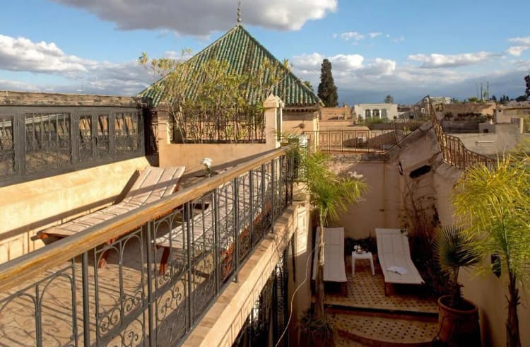 General view, Riad Sidi Benslimane, Marrakech