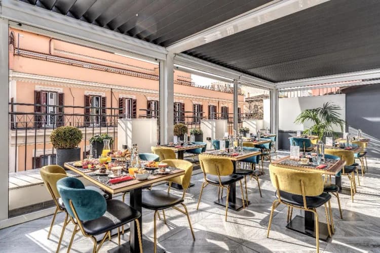 Bar, CC Palace Hotel, Rome