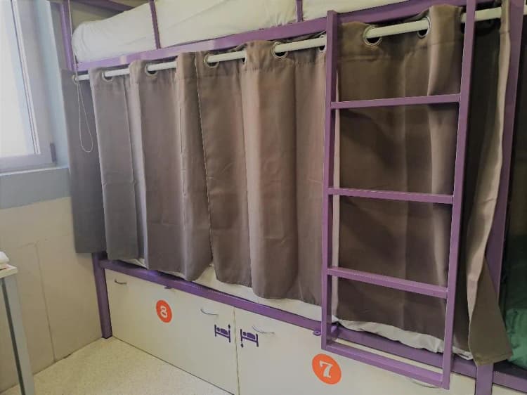 Bed in dormitory BUNK BED Room, Scout Madrid Hostel, Madrid