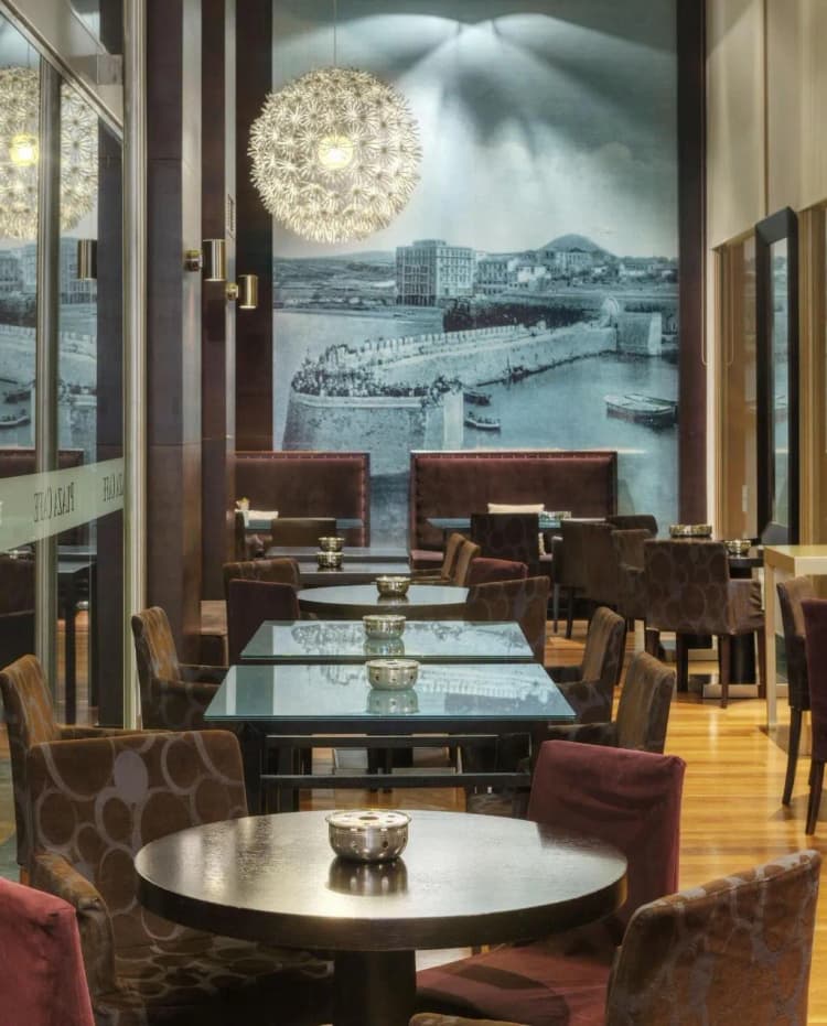 Bar, GDM Megaron,Historical Monument Hotel, Crete