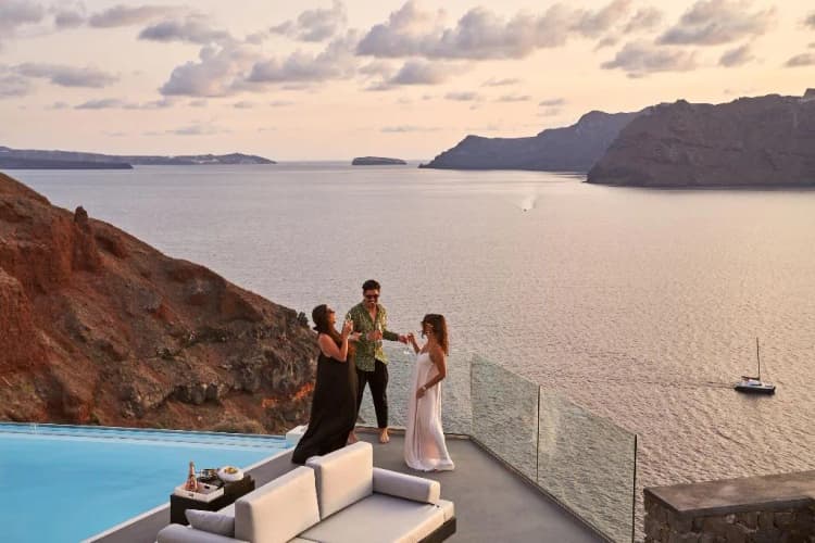 Bar, Charisma Suites, Santorini