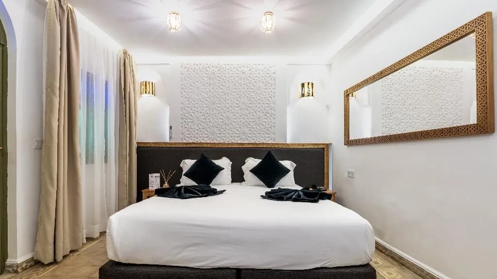DOUBLE DELUXE ONE BED Room, Riad Hamdane & Spa, Marrakech