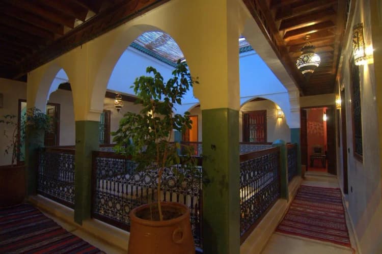 Lobby, Riad Imilchil, Marrakech