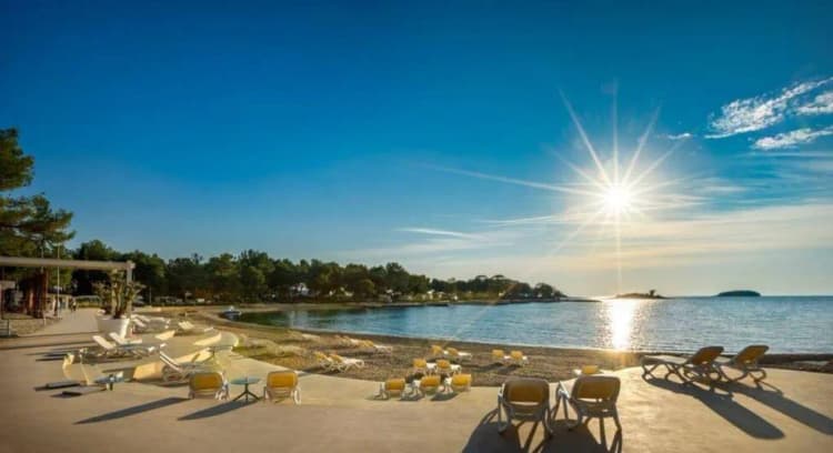 Beach, Valkanela Camping, Istria