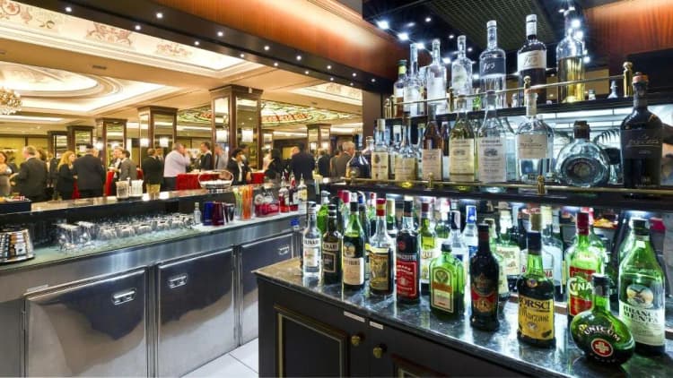 Bar, Grand Hotel Dino, Milan