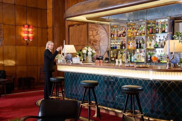 Bar, Bettoja Hotel Mediterraneo, Rome