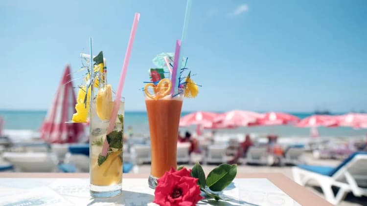 Beach, Cimen Hotel Alanya, Antalya